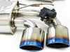 Invidia - Q300 Valved Catback Exhaust w/Oval Ti Rolled Tips - VW Golf R Mk7