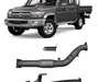 Redback - 4x4 Extreme Duty Exhaust DPF Adapter Kit for Toyota Landcruiser 76 Series Wagon, 79 Series Single and Double Cab (11/2016 - on)