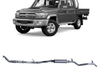 Redback - 4x4 Extreme Duty Exhaust for Toyota Landcruiser 79 Series Double Cab (01/2012 - 10/2016)