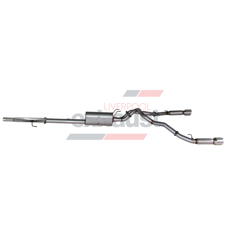 Hurricane - Dodge Ram DS Laramie 2017-2020 1500 5.7lt V8 409 Stainles Steel Single 3.5