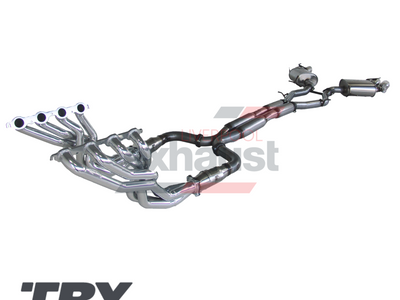 Hurricane TBX - Chevrolet Camaro SS 2019 1 3/4" or 1 7/8" Headers, Twin 3" Full Exhaust System with TBX Bi-Modal Rear Mufflers