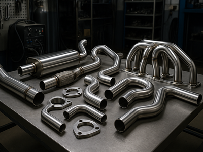 custom made exhaust parts order, with no human faces in it