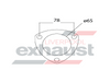 Hurricane - 3 Bolt Flange With 65mm Port Universal Gasket