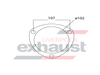 Hurricane - 3 Bolt Flange With 102mm Port Universal Gasket