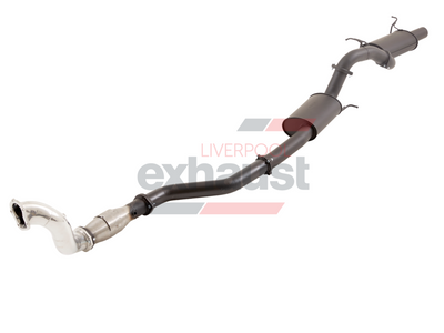 Ford Falcon BA-BF Sedan XR6T Full Exhaust System with 4" Dump Pipe and 3 1/2" Single System, Blue or Ceramic Coated