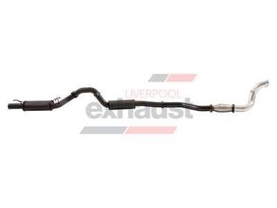 Ford Falcon FG Sedan XR6T Full Exhaust System with 4" Dump Pipe and 3 1/2" Single System, Blue or Ceramic Coated