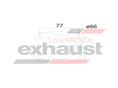 Hurricane - 4 Bolt Flange With 66mm Port