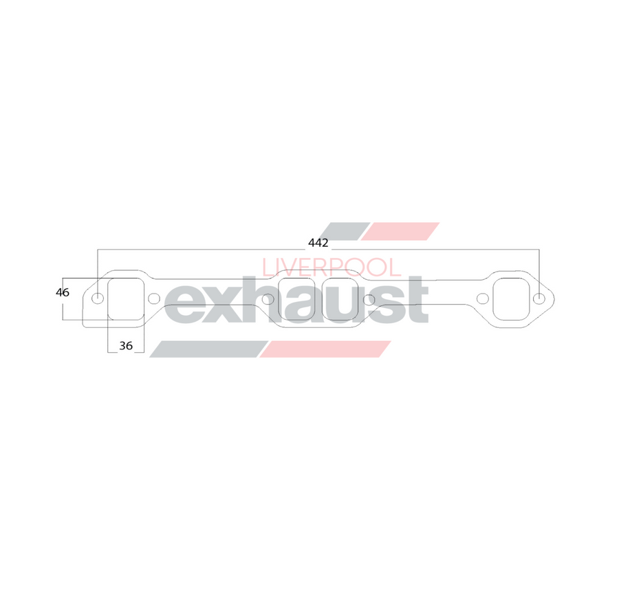 Hurricane - Chevrolet Small Block Big Port 307-400 8 Cyl Gasket