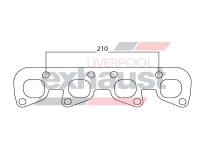 Hurricane - Daihatsu HC-E HD-E HE-E 4 Cyl Head Flange