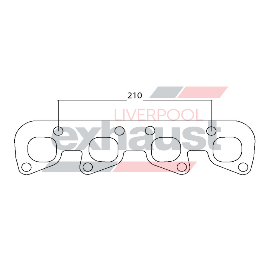 Hurricane - Daihatsu HC-E HD-E HE-E 4 Cyl Head Flange