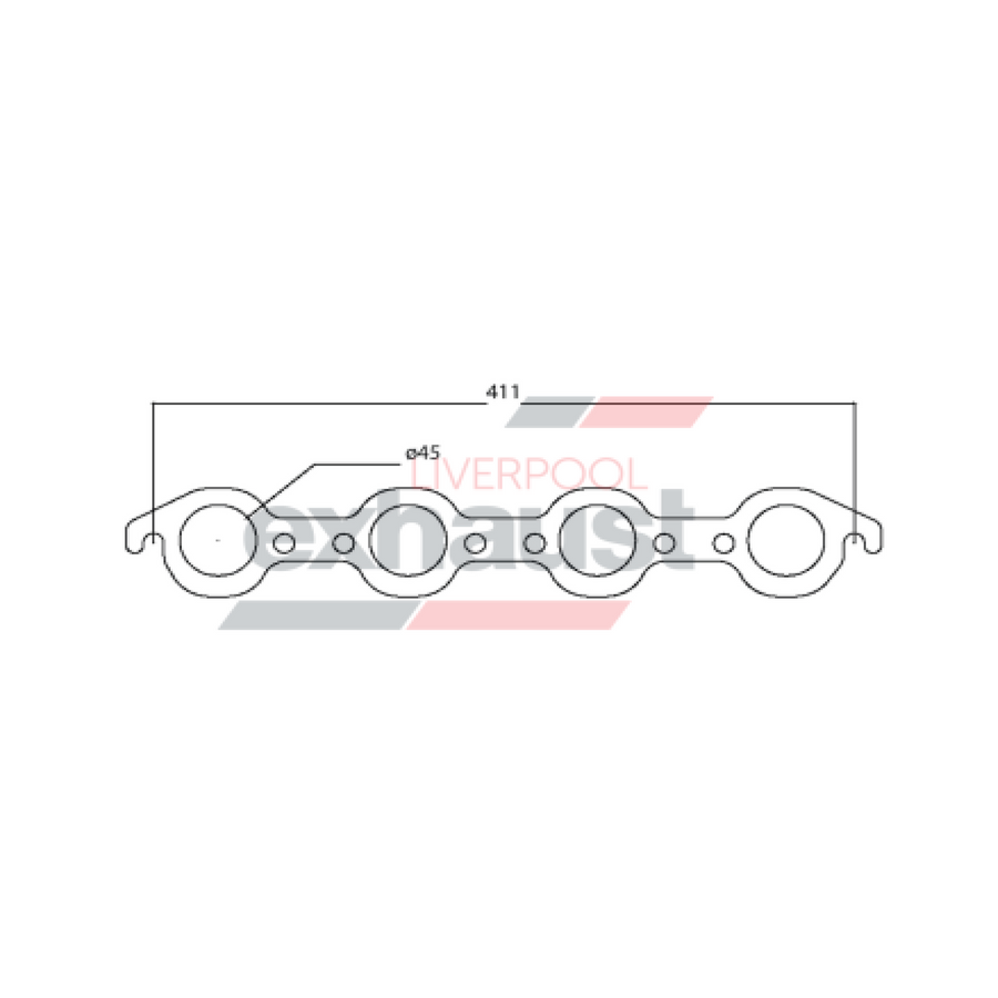 Hurricane - Ford Dart Head Dart 8 Cyl Gasket