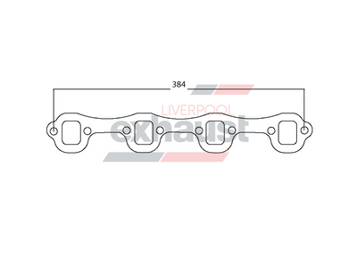 Hurricane - Ford Windsor 8 Cyl Head Flange