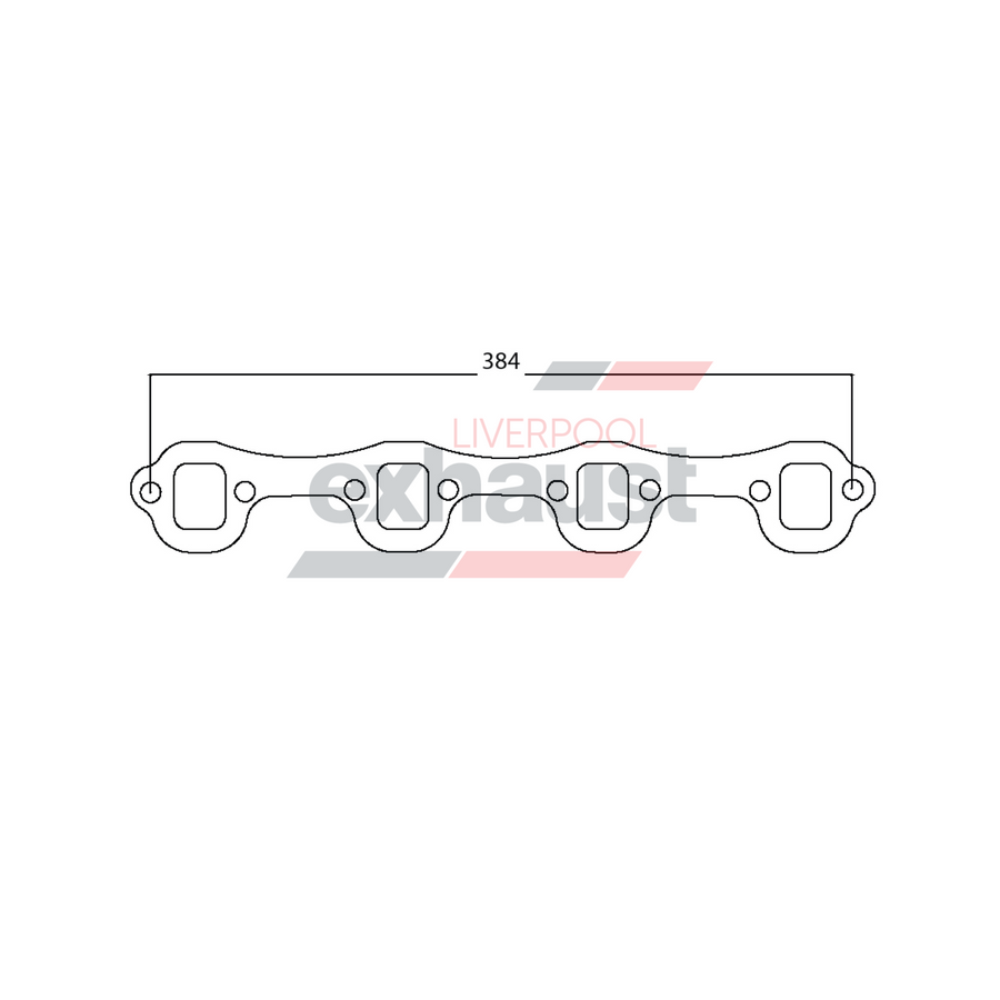 Hurricane - Ford Windsor 8 Cyl Head Flange