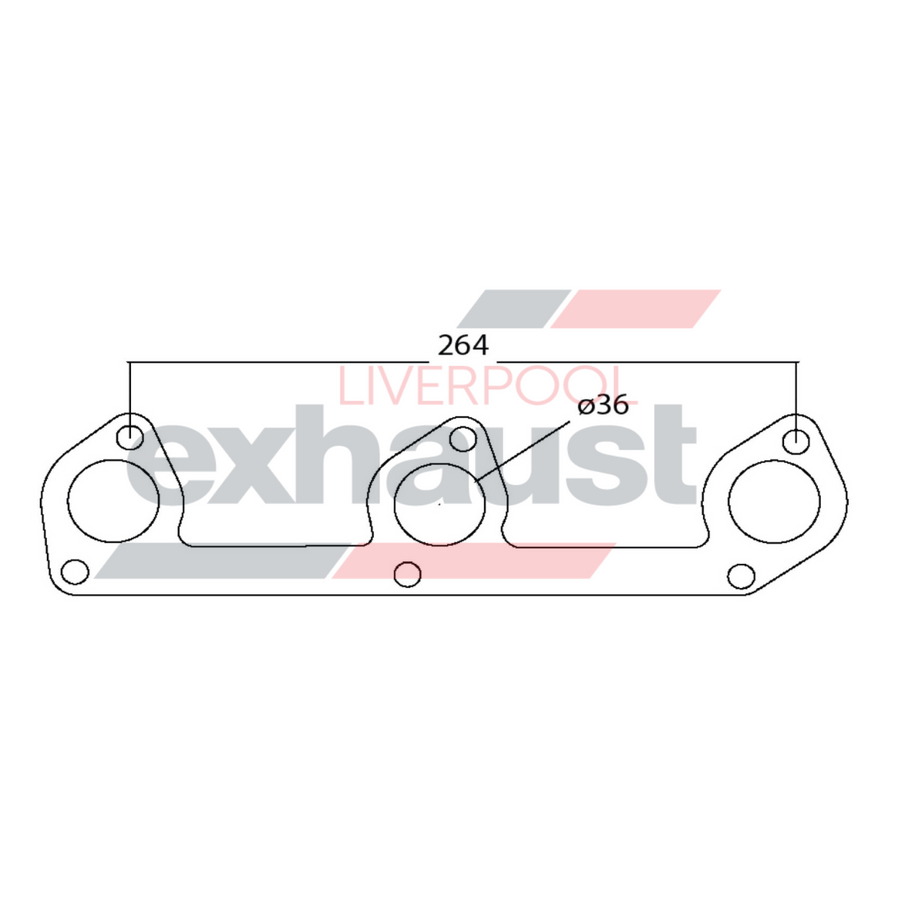 Hurricane - Ford Capri V6 6 Cyl Head Flange