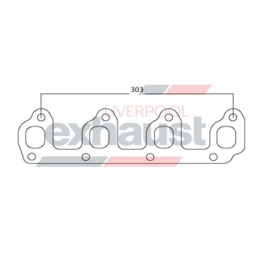Hurricane - Ford Escort 4 Cyl Head Flange