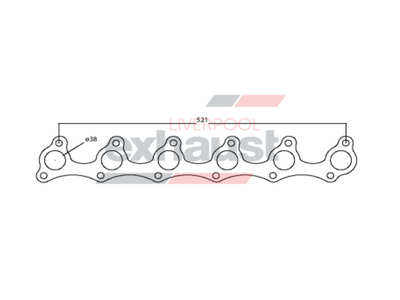 Hurricane - Ford EA - AU 6 Cylinder 6 Cyl Head Flange