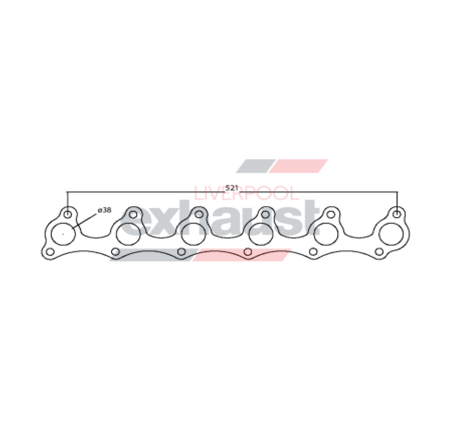 Hurricane - Ford EA - AU 6 Cylinder 6 Cyl Head Flange