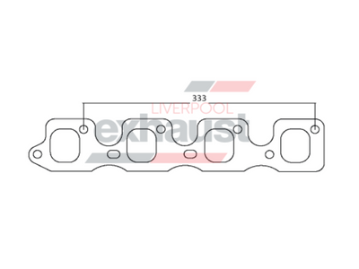 Hurricane - Ford Big Port 2V Cleveland 8 Cyl Head Flange