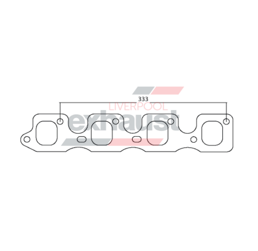 Hurricane - Ford Big Port 2V Cleveland 8 Cyl Head Flange