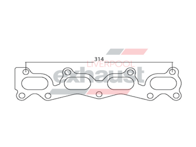 Hurricane - Ford BP SOHC 4 Cyl Head Flange