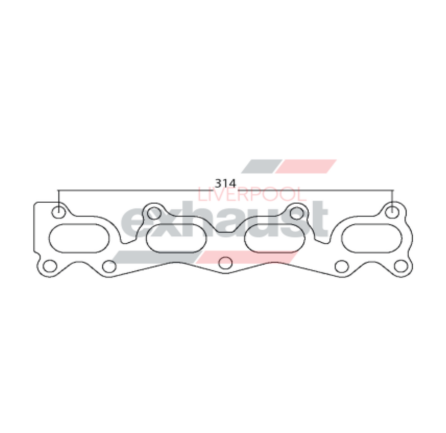 Hurricane - Ford BP SOHC 4 Cyl Head Flange