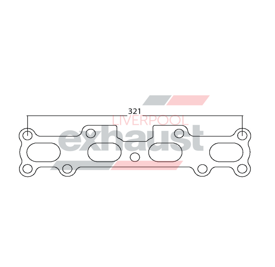 Hurricane - Ford BP DOHC 4 Cyl Head Flange