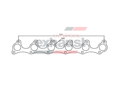 Hurricane - Ford EA - AU 6 Cylinder 6 Cyl Head Flange