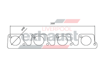 Hurricane - Ford Cleveland 3V Suits Chi Alloy And Cast Heads 3V 8 Cyl Head Flange