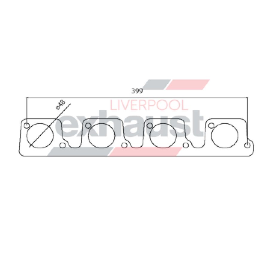 Hurricane - Ford Cleveland 3V Suits Chi Alloy And Cast Heads 3V 8 Cyl Head Flange