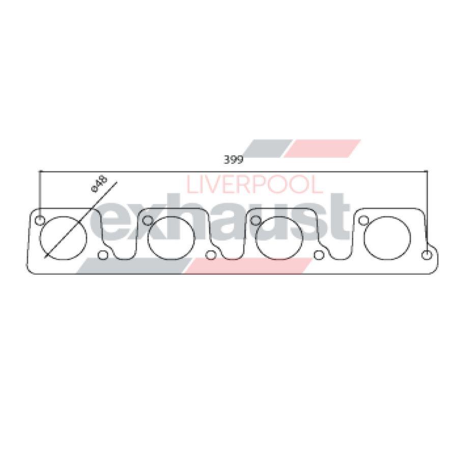 Hurricane - Ford Cleveland 3V Suits Chi Alloy And Cast Heads 3V 8 Cyl Head Flange