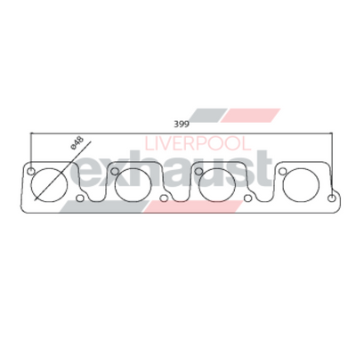 Hurricane - Ford Cleveland 3V Suits Chi Alloy And Cast Heads 3V 8 Cyl Gasket