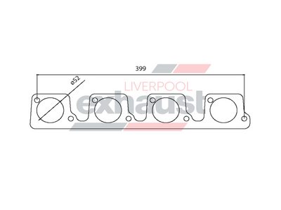 Hurricane - Ford 3V 8 Cyl Head Flange
