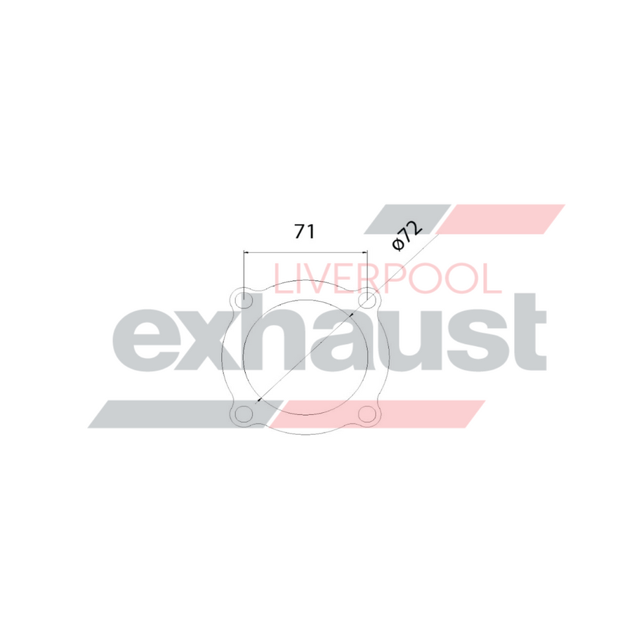 Hurricane - GT35-40 70mm Rear Ford Turbo Gasket