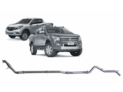 Redback - 4x4 Extreme Duty Exhaust for Ford Ranger (01/2011 - 09/2016), Mazda BT-50 (11/2011 - 06/2016)