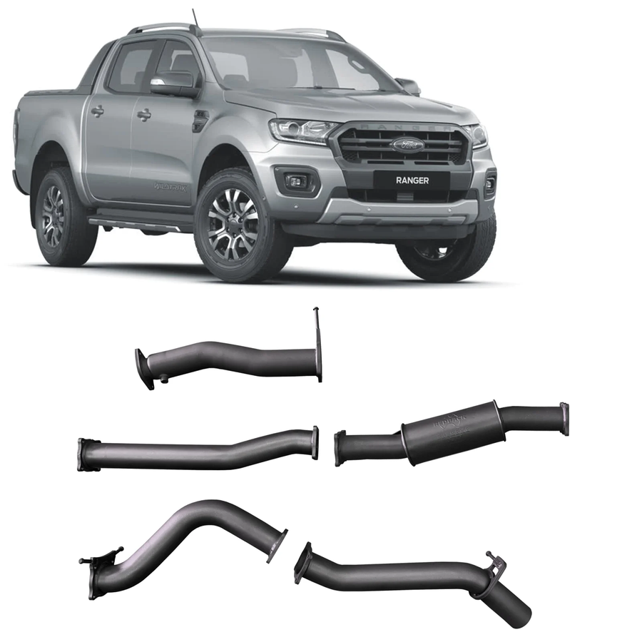 Redback - 4x4 Extreme Duty Exhaust for Ford Ranger 3.2L (07/2016 - 05/2022)