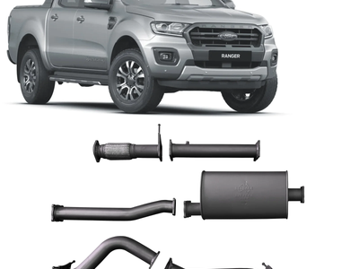 Redback - 4x4 Extreme Duty Exhaust for Ford Ranger 2.0L Bi-Turbo (10/2018 - 05/2022)