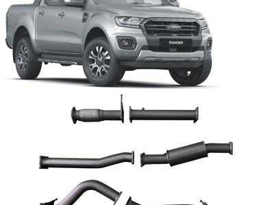 Redback - 4x4 Extreme Duty Exhaust for Ford Ranger 2.0L Bi-Turbo (10/2018 - 05/2022)
