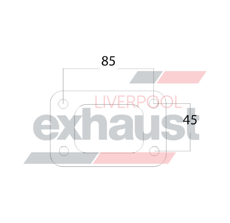 Hurricane - Garrett T03 Inlet Flange