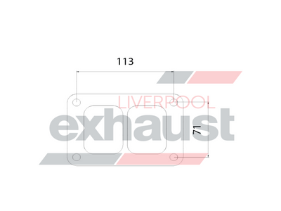 Hurricane - T45 Split Inlet Turbo Gasket