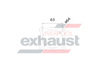 Hurricane - GT30-40 Rear Garrett Turbo Gasket