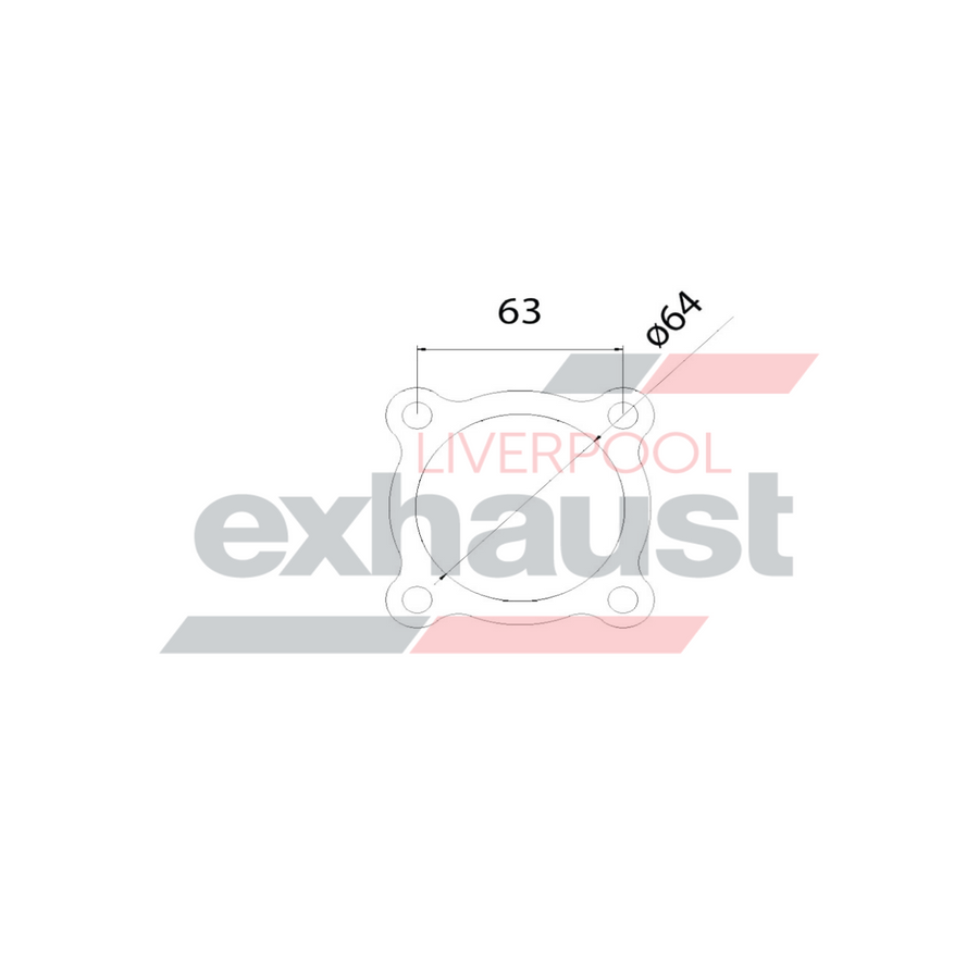 Hurricane - GT30-40 Rear Garrett Turbo Gasket