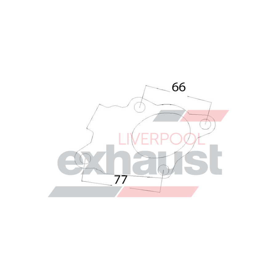 Hurricane - Garrett MTU Rear Flange