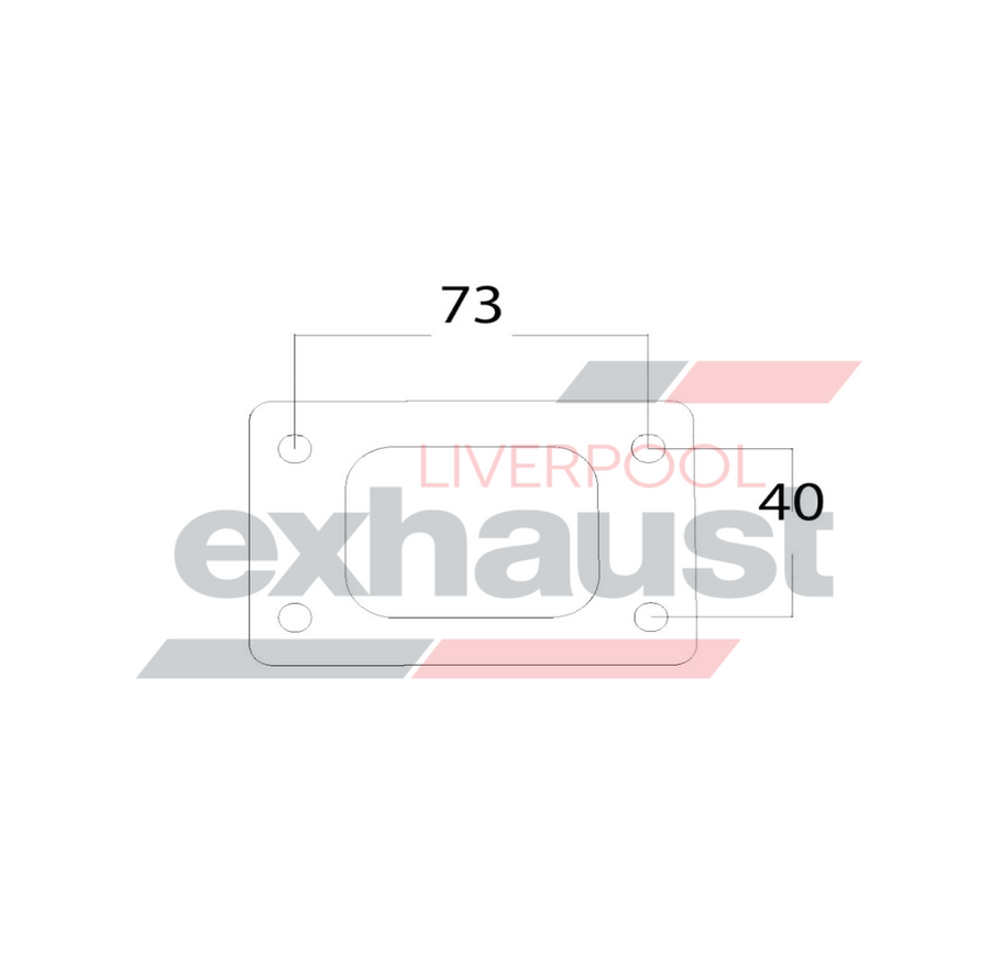 Hurricane - Garrett T25-T28 Inlet Ready For Tapping Flange