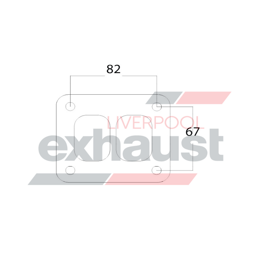 Hurricane - T35 Split Inlet Turbo Gasket