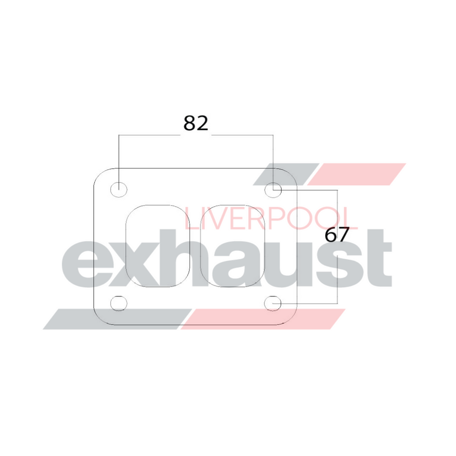 Hurricane - T35 Split Inlet Turbo Gasket