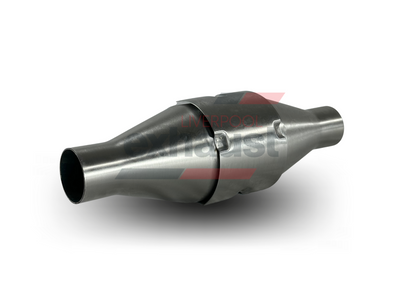 Hurricane - 2.0” Inlet X 4.00” Body X 13.5” Length X 200 CPSI Metallic Catalytic Converter