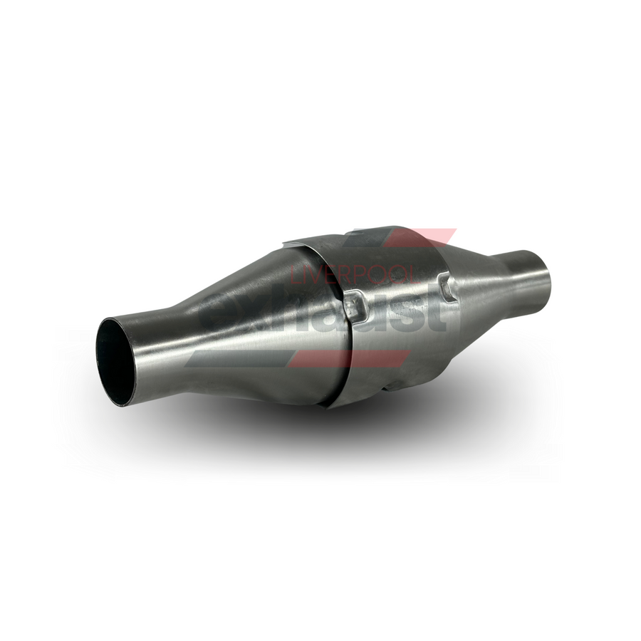 Hurricane - 2.0” Inlet X 4.00” Body X 13.5” Length X 200 CPSI Metallic Catalytic Converter