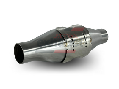 Hurricane - 2.25” Inlet X 4.00” Body X 13.5” Length X 200 CPSI Metallic Catalytic Converter