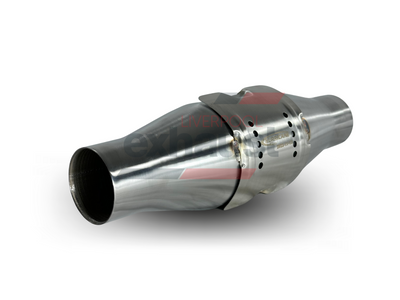 Hurricane - 2.5” Inlet X 4.00” Body X 13.5” Length X 200 CPSI Metallic Catalytic Converter