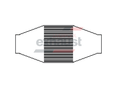 Hurricane - 3.0” Inlet X 5.00” Body X 13.5” Length X 200 CPSI Metallic Catalytic Converter